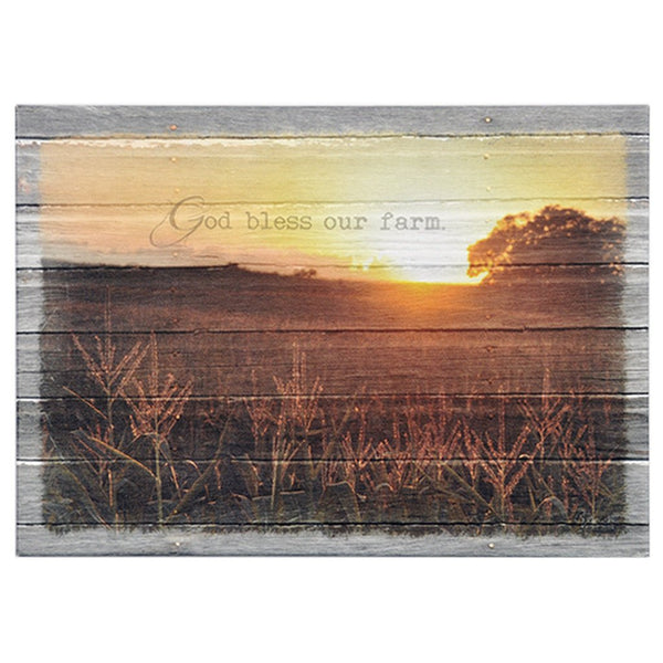 God Bless Our Farm Canvas Print - Jennifer Ditterich Designs