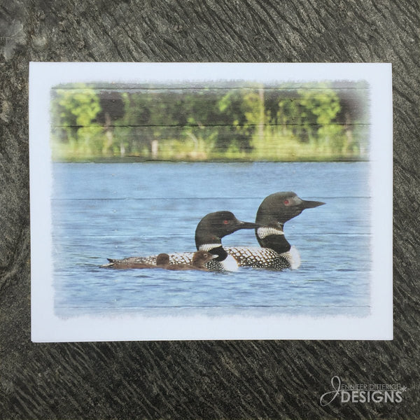 Loon Family Note Card Set - Jennifer Ditterich Designs