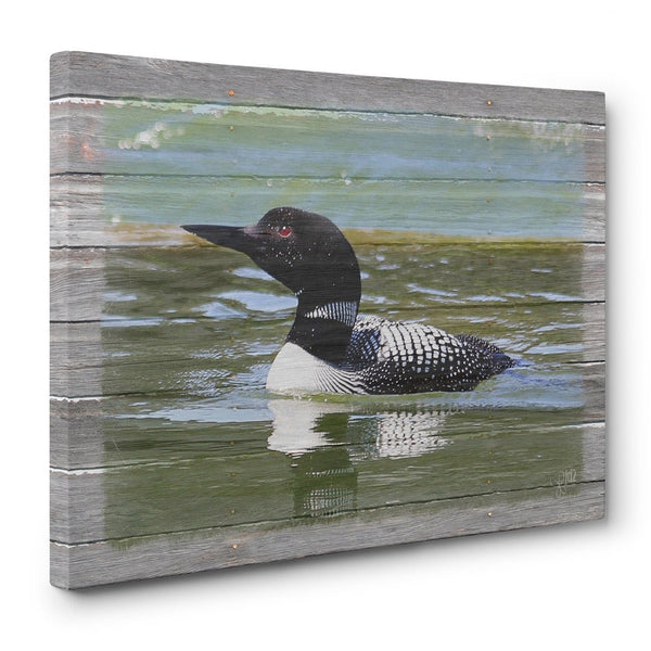 Loon on the Lake Canvas Print - Jennifer Ditterich Designs