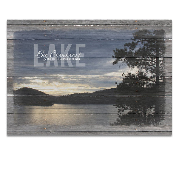 Personalized Lake Canvas - Jennifer Ditterich Designs