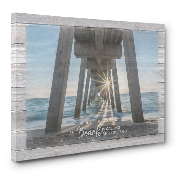 The Beach is Calling and I Must Go - Coastal Wall Art - Jennifer Ditterich Designs