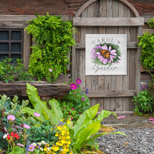 Personalized Outdoor Garden Sign - Jennifer Ditterich Designs