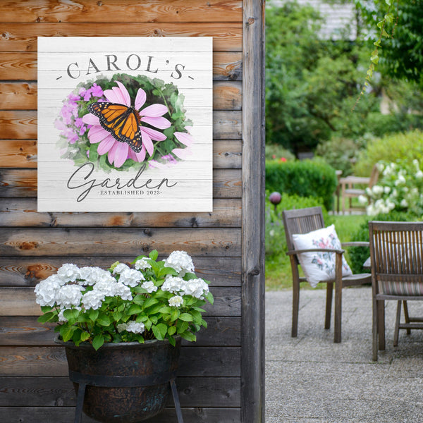 Personalized Outdoor Garden Sign - Jennifer Ditterich Designs