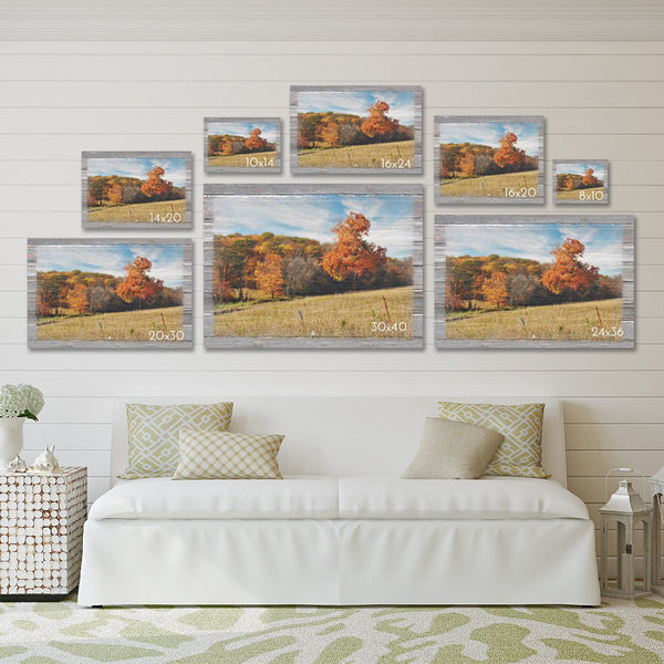 Autumn on the Lake Canvas Print - Jennifer Ditterich Designs