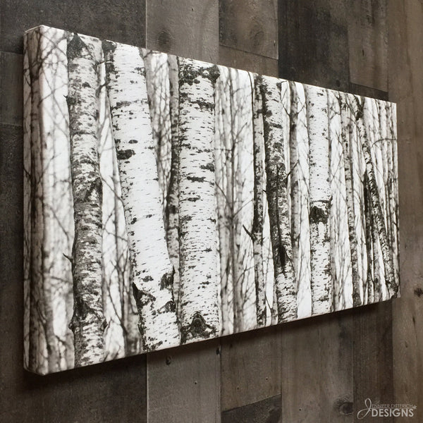 Birch Tree Canvas Print - Jennifer Ditterich Designs