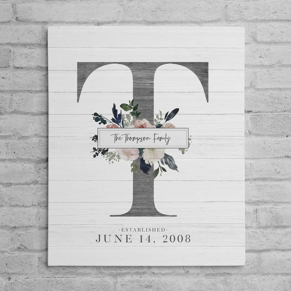 Family Monogram Print - Jennifer Ditterich Designs