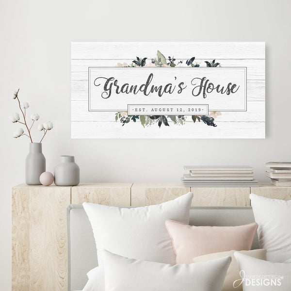 Grandma's House Sign - Jennifer Ditterich Designs