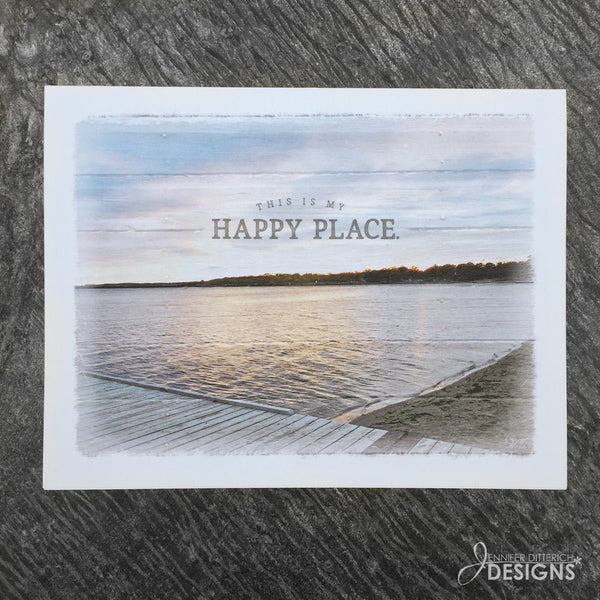Happy Place Note Card Set - Jennifer Ditterich Designs