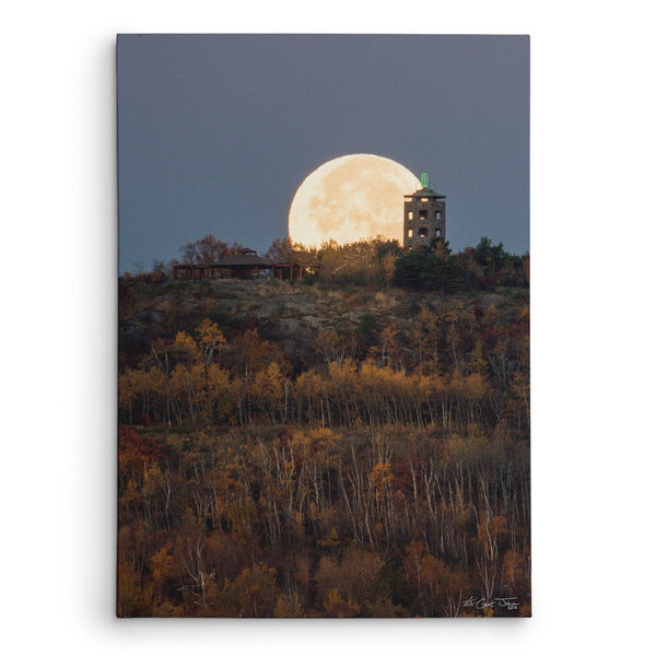 Hunter's Moon at Enger Tower Canvas Print - Jennifer Ditterich Designs