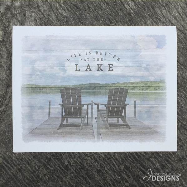 Lake Note Cards - Jennifer Ditterich Designs