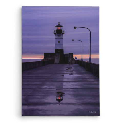 Lavender Lighthouse Canvas Print - Jennifer Ditterich Designs