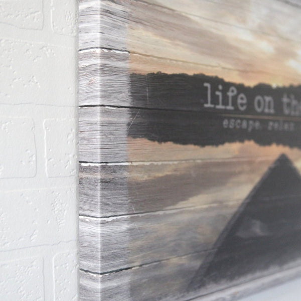 Life on the Lake Canvas Print - Jennifer Ditterich Designs