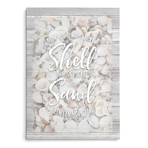 May You Always Have a Shell in Your Pocket - Seashell Print - Jennifer Ditterich Designs