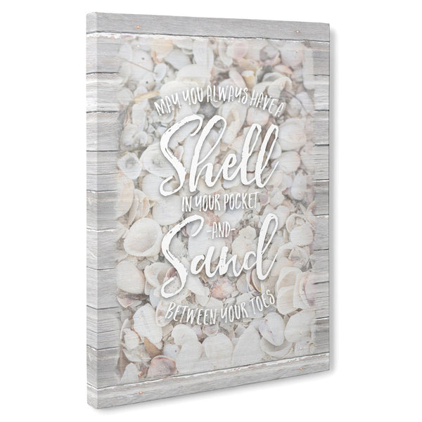 May You Always Have a Shell in Your Pocket - Seashell Print - Jennifer Ditterich Designs