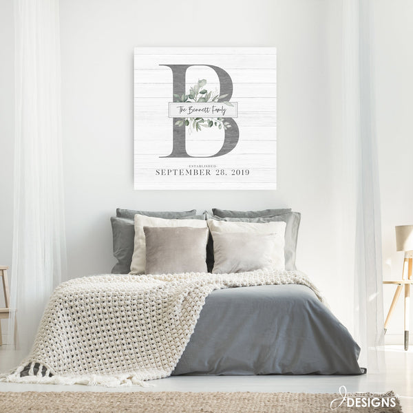 Personalized Family Monogram Print - Jennifer Ditterich Designs