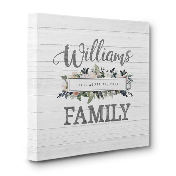 Personalized Family Name Sign - Jennifer Ditterich Designs