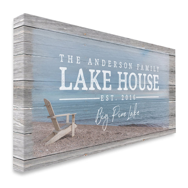 Personalized Lake House Print - Jennifer Ditterich Designs