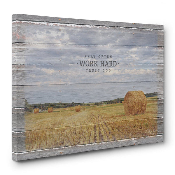 Pray Often - Work Hard - Trust God - Farm Picture - Jennifer Ditterich Designs