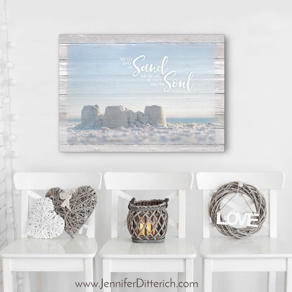 Sand in Your Soul - Sandcastle Print - Jennifer Ditterich Designs