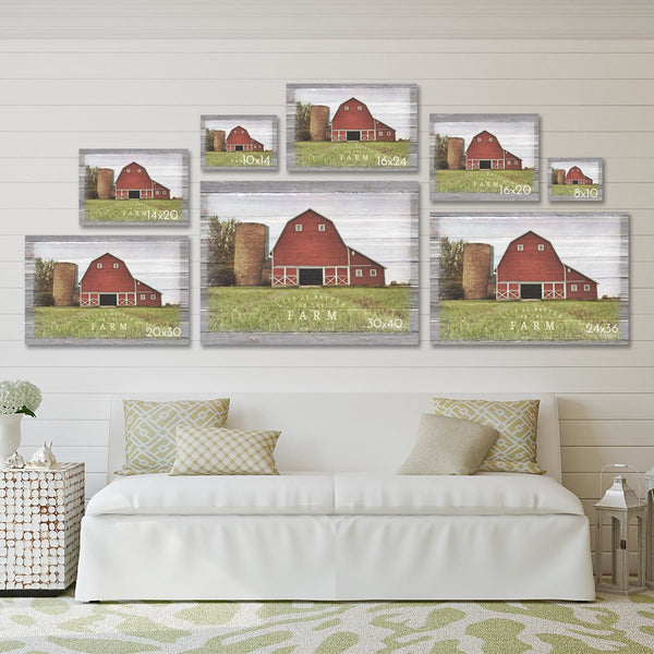 So God Made A Farmer Canvas Print - With Paul Harvey's Speech - Jennifer Ditterich Designs