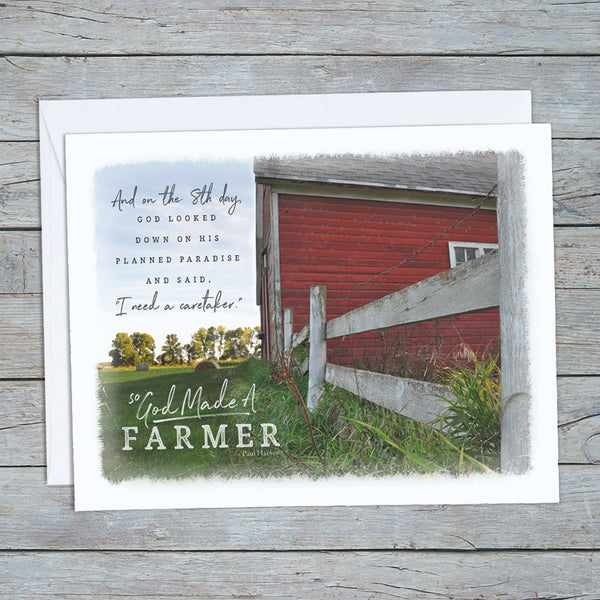 So God Made a Farmer Note Card Set - Jennifer Ditterich Designs