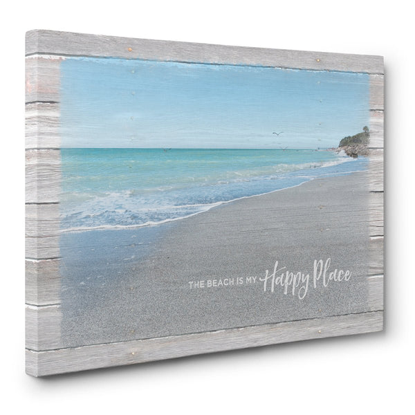 The Beach is My Happy Place - Beach Art - Jennifer Ditterich Designs