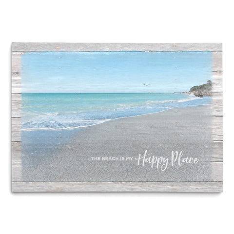 The Beach is My Happy Place - Beach Art - Jennifer Ditterich Designs