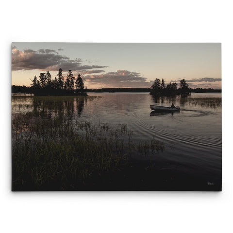 Up North Sunset Canvas Print - Jennifer Ditterich Designs