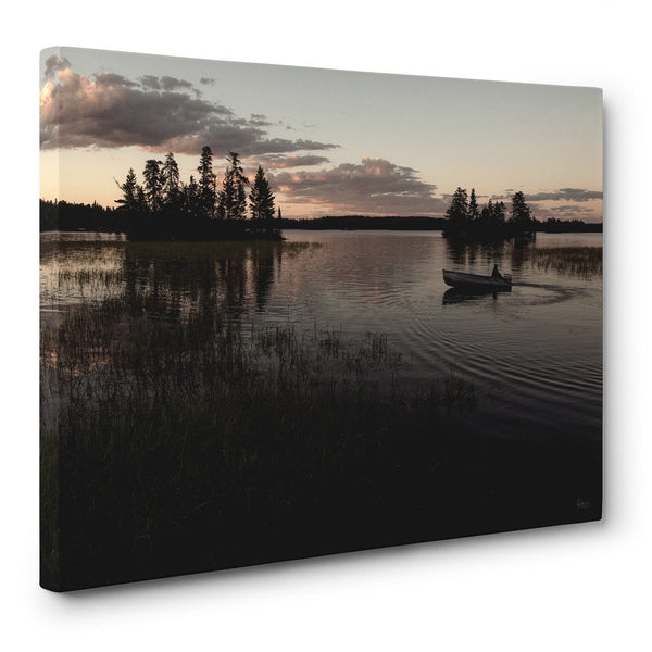 Up North Sunset Canvas Print - Jennifer Ditterich Designs