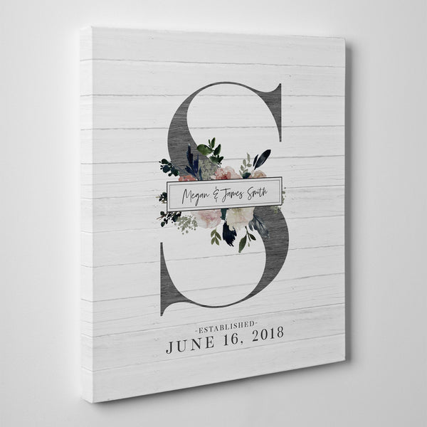 Wedding Monogram Print - Jennifer Ditterich Designs