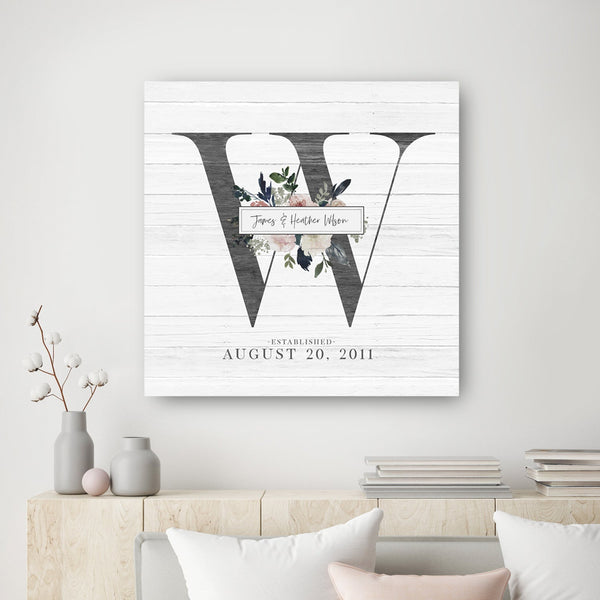 Wedding Monogram Print - Jennifer Ditterich Designs
