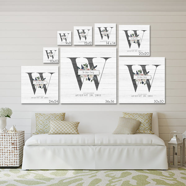 Wedding Monogram Print - Jennifer Ditterich Designs